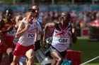 Mo Farah (GB) during the 5000 metres at the European Athletics Team Championships.